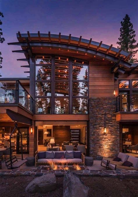 65 Modern Cozy Mountain Home Design Ideas 4 Architecture House