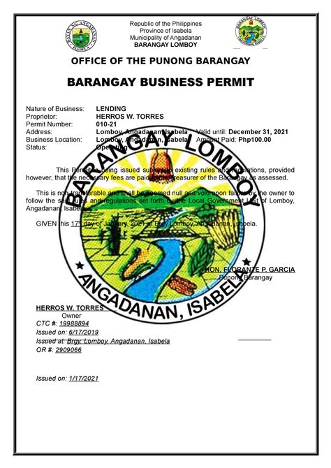 How To Get A Barangay Clearance A Step By Step Guide