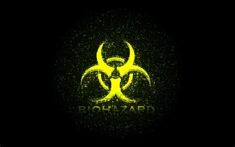 Biohazard Symbol Wallpaper