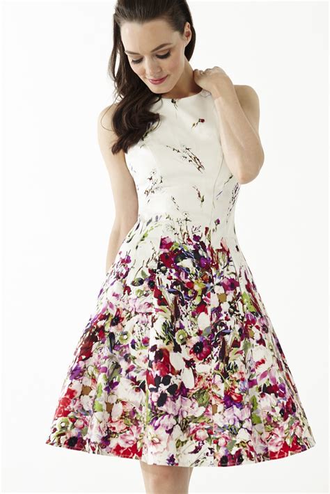 Vintage Floral Fit And Flare Dress Fit And Flare Dress Flare Dress