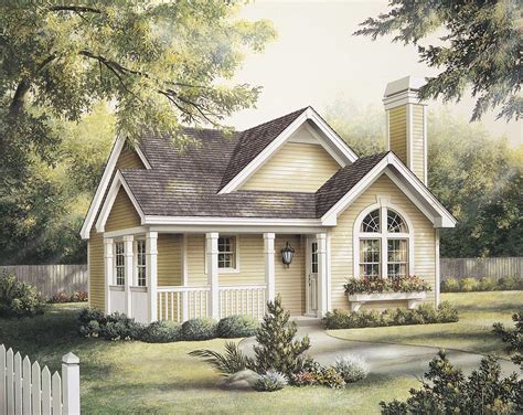 4 Bedroom Cottage Style House Plans ~ Narrow Lot Home Plan 8179lb