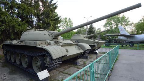 Der Mittlere Kampfpanzer T 54 Im Zentralmuseum Der Russischen