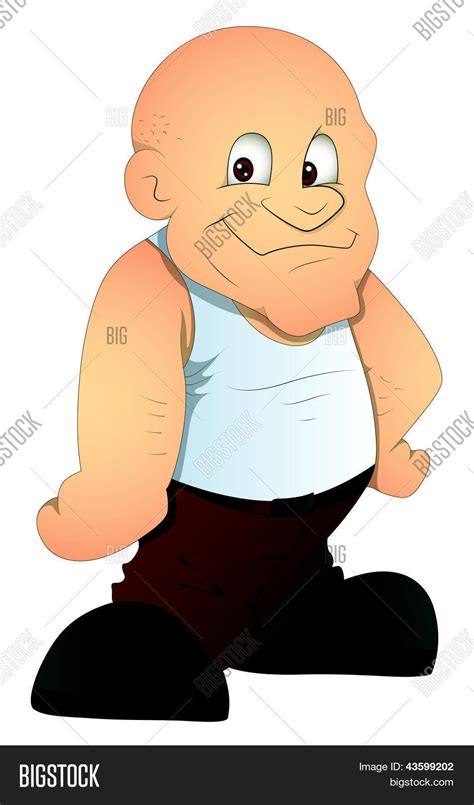 Bald Man Cartoon Vector And Photo Free Trial Bigstock