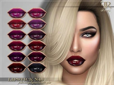 Ts4cc Lipstick Sims 4 Sims Sims 4 Cc Makeup