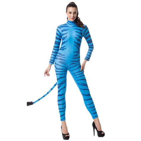 Women Avatar Neytiri Outfit Jumpsuit Adult Halloween Costume S 6xl Ebay