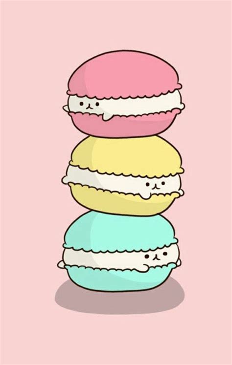 En fonction de leur niveau, différentes approches sont possibles, mais dans tous les cas, le dessin permet aux petits et aux grands de développer leur créativité et s'exprimer. chibi, cute, food, kawaii, macarons | Papiers peints ...