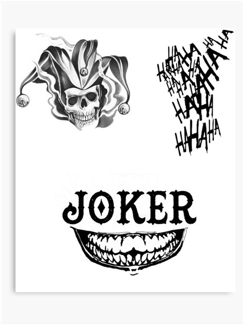 Black And White Joker Smile Tattoo Best Tattoo Ideas