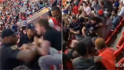 Drunk Heat Fan Fights With Miami Cops Down Rows Of Seats Video