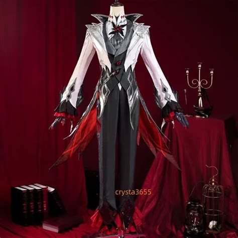Genshin Impact Arlecchino The Knave Cosplay Custome Outfit With