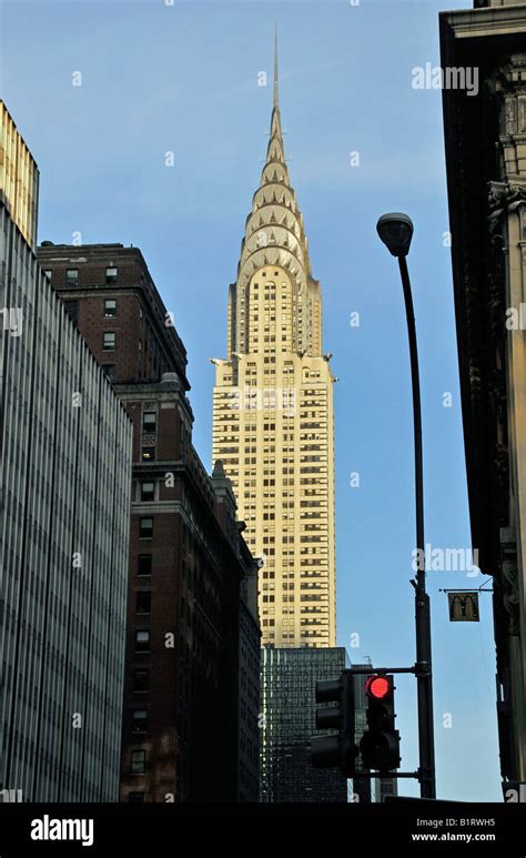 Chrysler Building Midtown Manhattan New York City Usa Stock Photo
