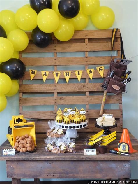 Throw A Construction Themed Birthday Party