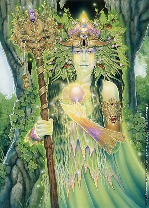 Featured Card Of The Day 8 Of Earth Dreams Of Gaia By Ravynne