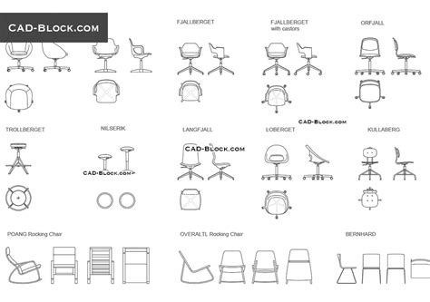 Chair Top View Cad Block Ubicaciondepersonascdmxgobmx