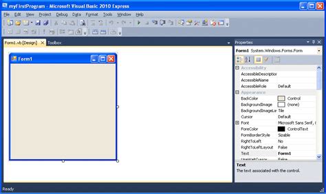 Visual Basic 2010 Introduction