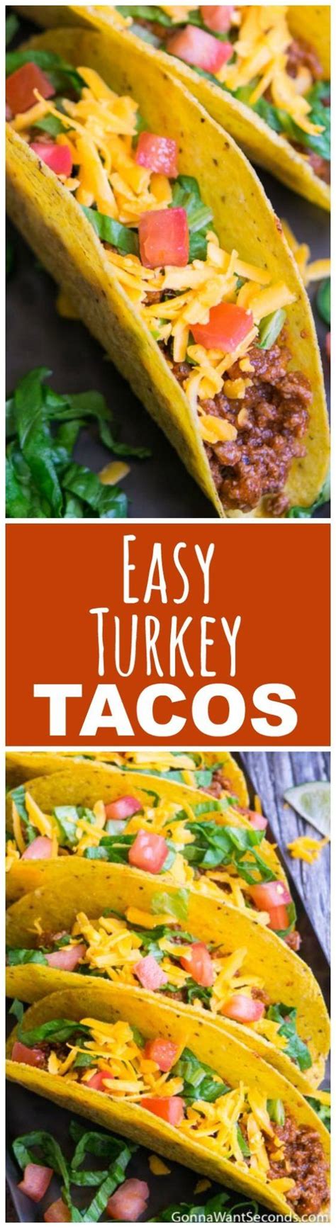 Turkey Tacos Recipe Healthy Ground Turkey Meat Recipes For Dinner