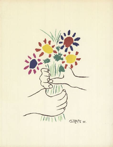 Pablo Picasso Bouquet Of Peace 1958 Artsy