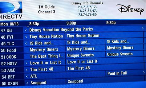 Whats On Tv Your Disney World Tv Channel Line Up