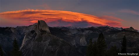 2951 Sunset Glacier Point November Yosemite National Park Ca