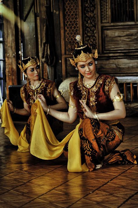 Javanese Dancers Budaya Sejarah Kuno Seni Tradisional