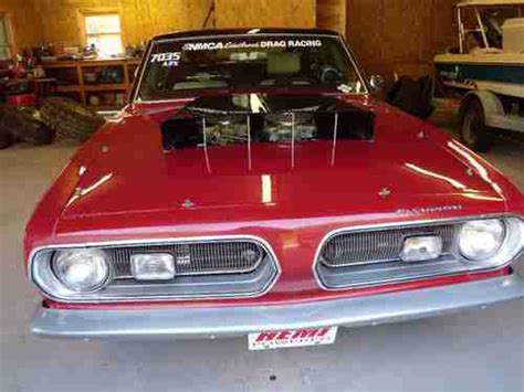 Sell New 1967 Plymouth Barracuda 67 Hemi Cuda 426 604 Cubes In Montague