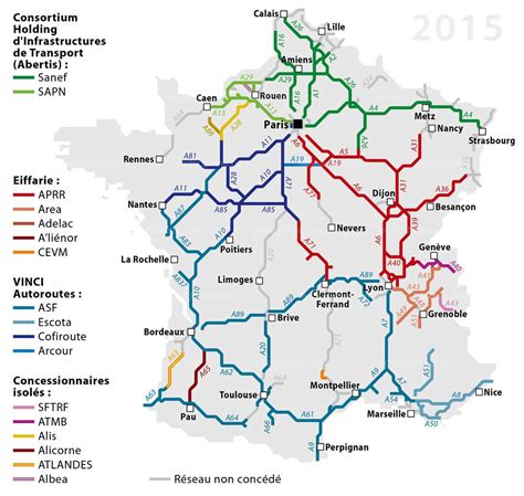 Carte Des Autoroutes En France 2018 Info ≡ Voyage Carte Plan
