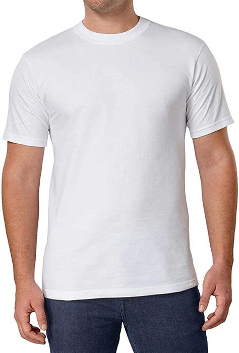 Kirkland Mens Crew Neck White T Shirts Size X Large Pack Of 6