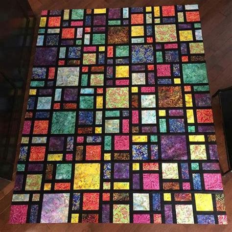 Batiks Stained Glass Quilt Quilting Land Stained Glass Quilt