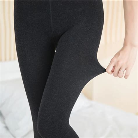 buy 1pcs women sexy pantyhose autumn winter cotton blend tights warm velvet