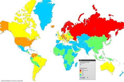 Breast Size Map Of The World Revealed This Is How Brits Compare On The