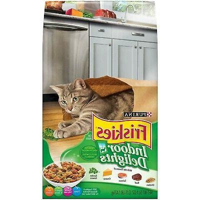 Featuring more than 101 choices including wet food, dry food, complements and treats, our offerings are your cat's eating dream come true! Purina Friskies Indoor Delights Dry Cat Food, 3.15