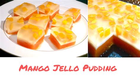 Easy Mango Jello Puddingম্যাংগো জেলো পুডিং Youtube