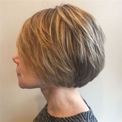 27 Chin Length Layered Bob Hairstyles For Over 60 Hairstyle Catalog