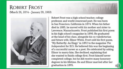 Biography Robert Frost