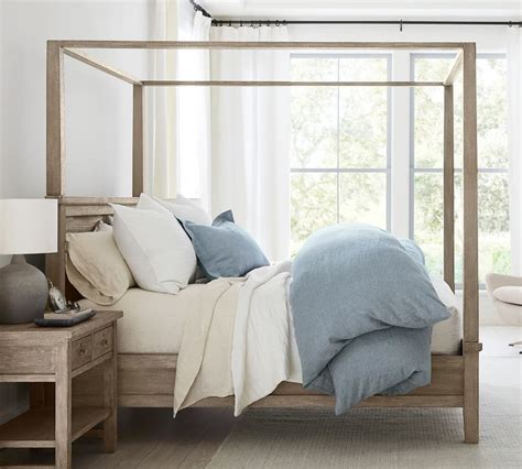 1 tree planted for every order. Farmhouse Canopy Bed | Pottery Barn Canada