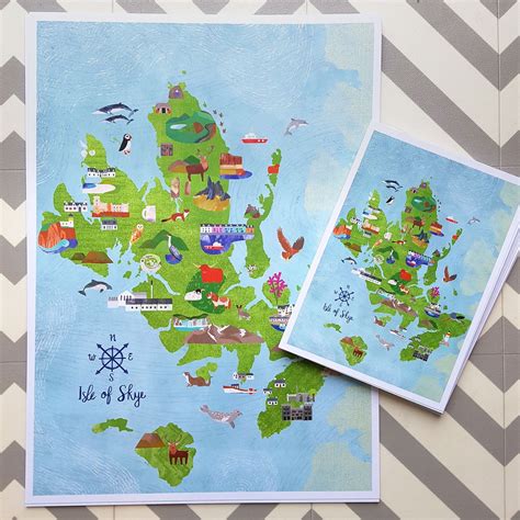 Isle Of Skye Map Kate Mclelland
