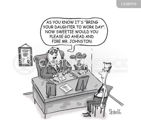 bring your daughter to work day cartoons and comics funny pictures from cartoonstock