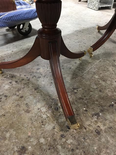 Traditional Georgian Style Mahogany Dining Table By Leighton Hall For