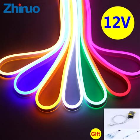 12v Led Strip Waterproof Smd2835 Lighting Flexible Dc 12v Low Voltage