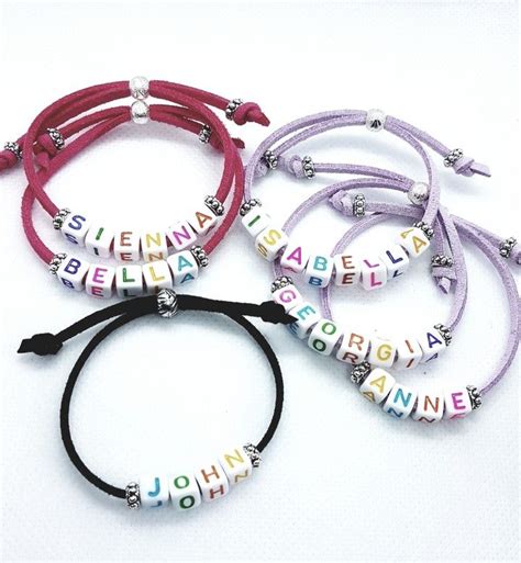 Personalised Name Bracelets Childrens Jewelry Unique Items Products