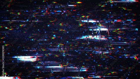 Glitch Effect Digital Noise Background Stock Illustration Adobe Stock