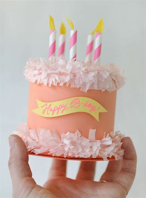 Find & download free graphic resources for birthday card. Paper Birthday Cake Box | Oh Happy Day! | Diy birthday ...