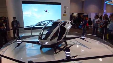 Ces 2016 Ehang 184 Self Flying Drone For 1 Person Tech East Lvcc