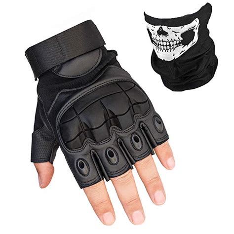 K Mover Fingerless Hard Knuckle Tactical Gloves Military Tactical Gear Half Fingerless