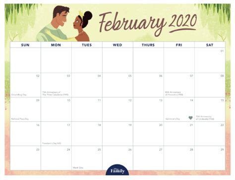 Stream with up to 6 friends. Start The New Year With This Printable 2020 Disney ...