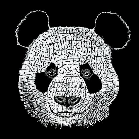 Men S Word Art Tank Top Panda Etsy Word Art Word Art Design Art