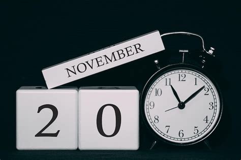 Premium Photo Important Date And Event On A Black And White Calendar