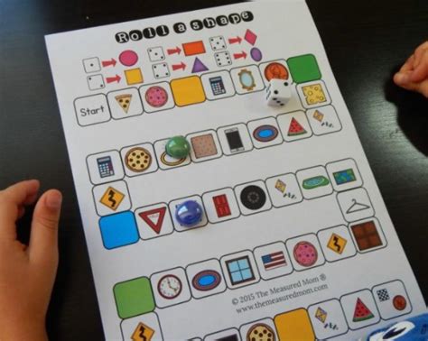 Shape Identification Games The Measured Mom