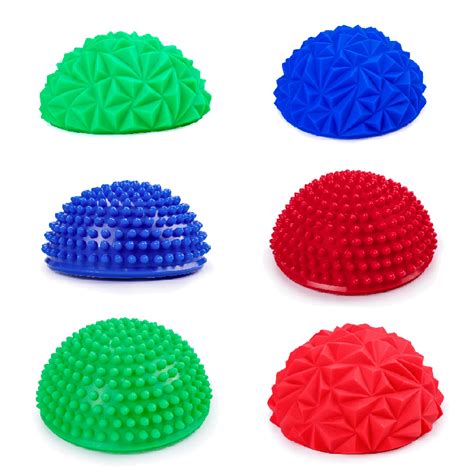 6 X Silicon Textured Stepping Stones Balance Pods Sensory Toy Warehouse Special Needs