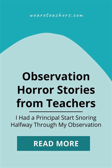 i had a principal start snoring halfway through my observation edulogg