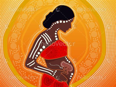 Aboriginal Pregnant Woman Art Download Graphics And Vectors
